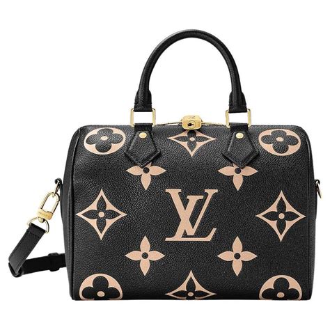 lv speedy leather|Speedy Bandoulière 25 Monogram Empreinte Leather .